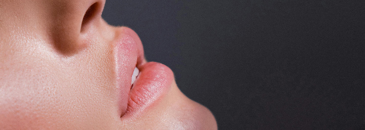 Close Up Of A Womans Lower Face